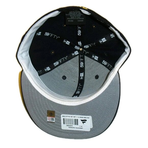 Michigan Wolverines Mens New Era 59 Fifty Fitted hat cap sz. 7 1/4 New Ncaa - Picture 2 of 4